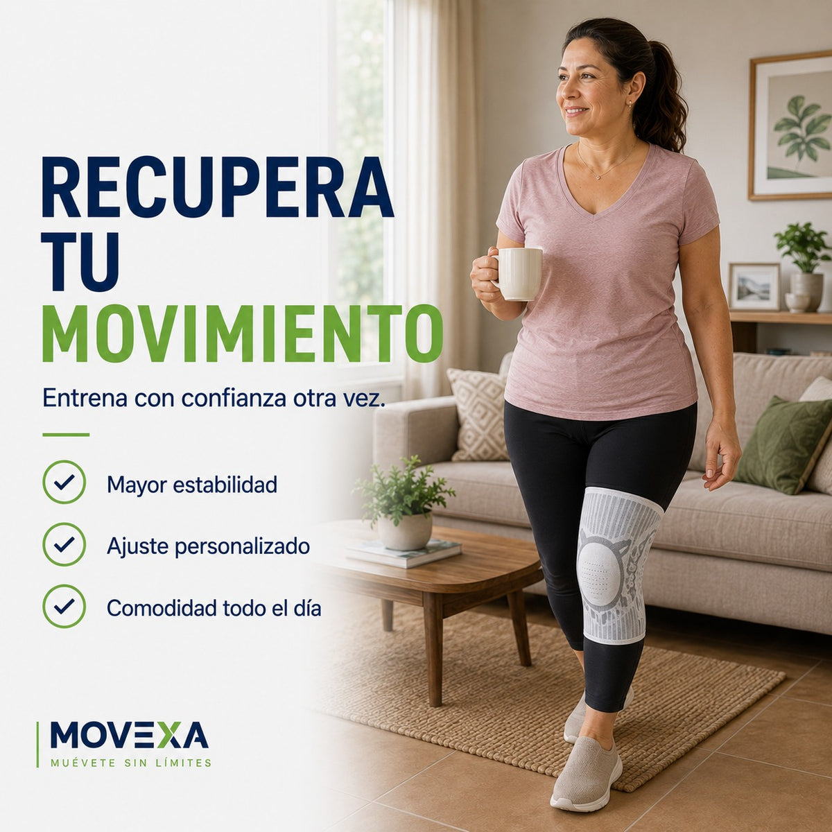 MOVEXA - Rodillera Plus Edición Gel
