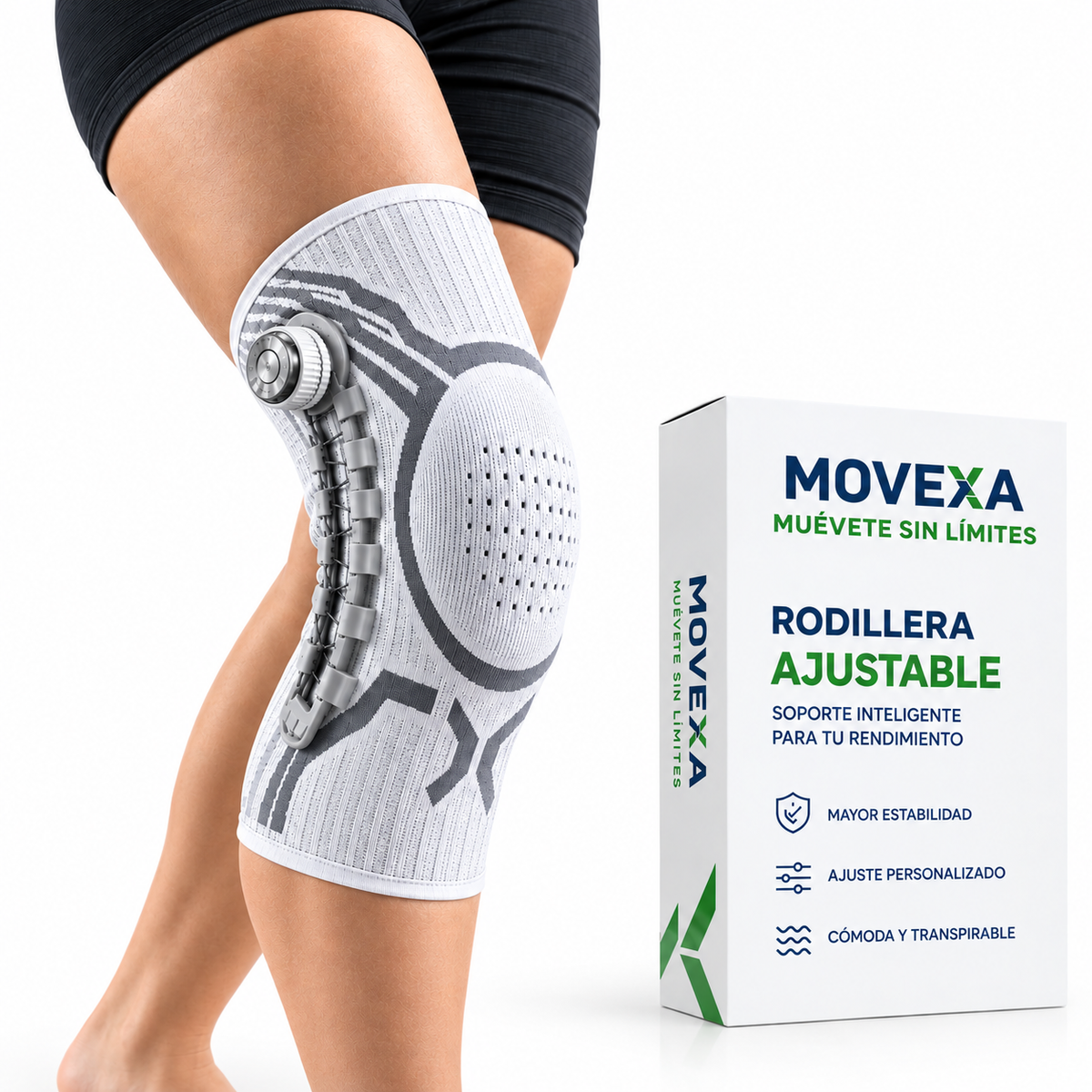 MOVEXA - Rodillera Plus Edición Gel